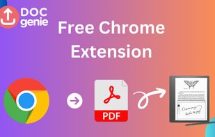 e have a brand new chrome extension available for all Doc Genie members allowing you to send wb pages to your kindle scribe as a pdf while browsing