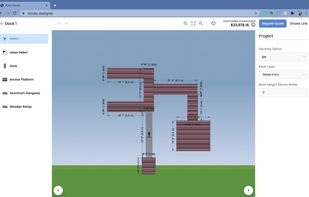 A custom dock created with Dock Designer, showing the creativity possible with the platform