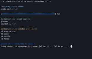 dockcheck screenshot 1