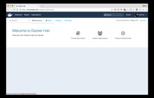 Docker Hub screenshot 1