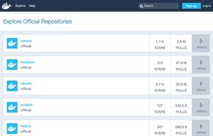 Docker Hub screenshot 1