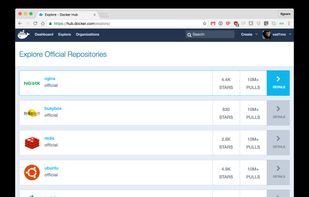 Docker Hub screenshot 2