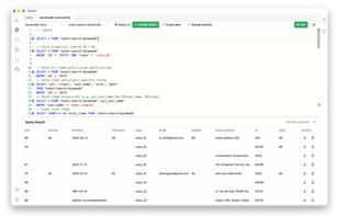 DocKit DynamoDB PartiQL editor