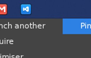Pinnable applications and grouped windows