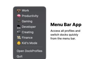 DockProfiles screenshot 1