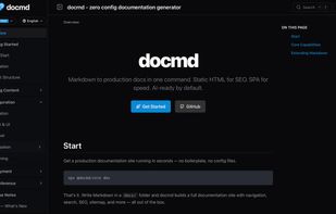 docmd "default" dark mode preview
