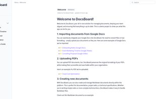 DocsBoard screenshot 1
