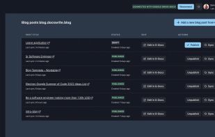 Docswrite screenshot 1