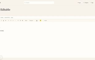 Editing a page in the desktop editor