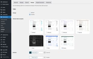 Choose a template and customize the document library design to suit your brand.