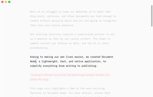 Document Node screenshot 2