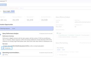 AI assisted query insights and optimizations.