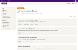 Documize screenshot 1