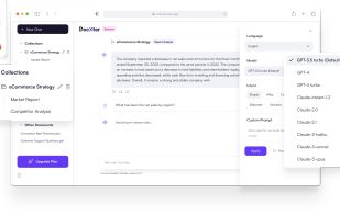 Dashboard of DocXter