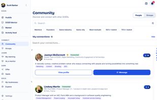 Community: find your people, from first idea to fifth business.