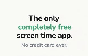 The only completely free screen time app