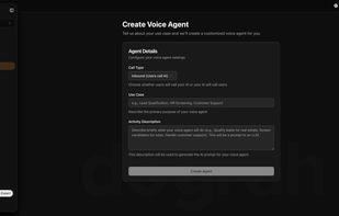 Create Agent for any Use Case within 2 minutes