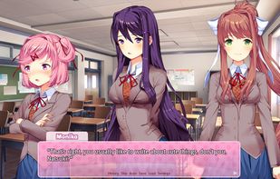Doki Doki Literature Club! screenshot 1