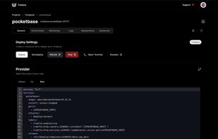 Dokploy screenshot 2