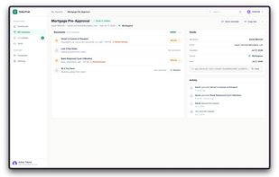 See exactly what's been received, what's missing, and what needs review — with one-click reminders for anything still outstanding.
