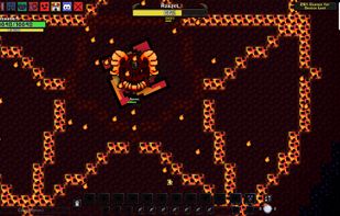 Azazel - A rare boss fight from clearing the Forest Biome!