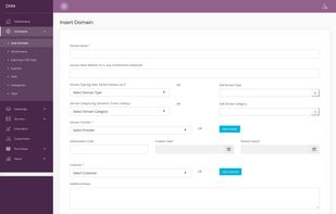 Domain Hosting Management screenshot 2