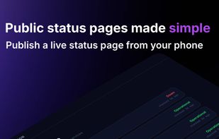 Status pages made simple