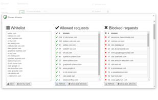 Domain Whitelist screenshot 1
