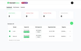 DomainPulse.io screenshot 1