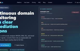DomainRisk.io screenshot 1