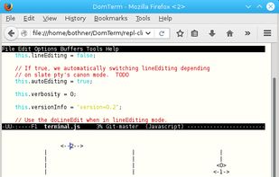 DomTerm screenshot 3
