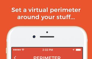 Set your perimeter distance…
Tell the app how far you can walk away before getting a reminder. Now you’ve got a virtual perimeter around your stuff.