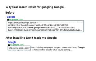 Don't track me Google screenshot 1