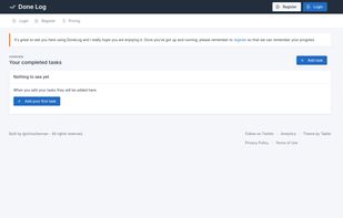 Done Log screenshot 1