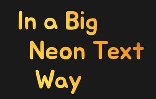 DoNeon: Flash Neon Text Banner screenshot 2