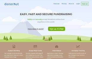 Donorhut screenshot 1