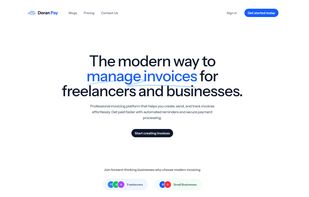 Doran Pay Home page.