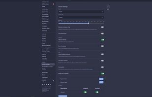Settings Menu, Theme: Catpuccin - Frappe