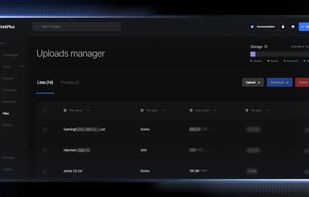 Uploads manager
