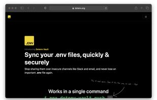 Dotenv screenshot 1