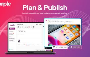 Customize your posts for each platform, use smart automations and plan content efficiently - all directly in DotSimple.