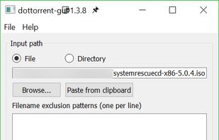 dottorrent-gui screenshot 1