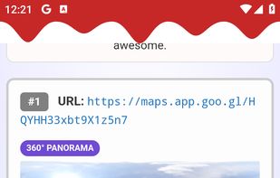 Extracted 360° panorama ready to download