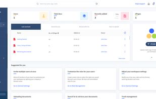 This is the product dashboard.