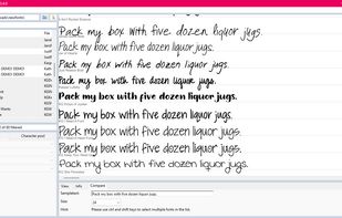 dp4 Font Viewer screenshot 1