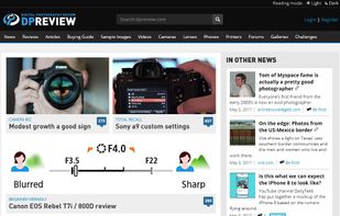 DPReview screenshot 2