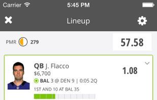 DraftKings screenshot 2