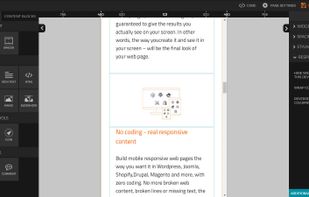 No coding required, just Drag and Drop