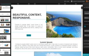 Fully responsive content.