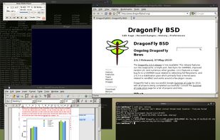 DragonFly BSD screenshot 1